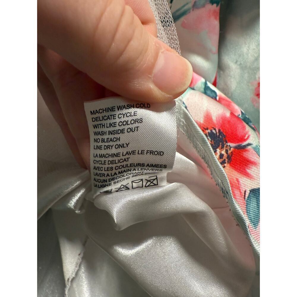 Couture Princess Girls 8 Floral Sleeveless Dress - Picture 8 of 8